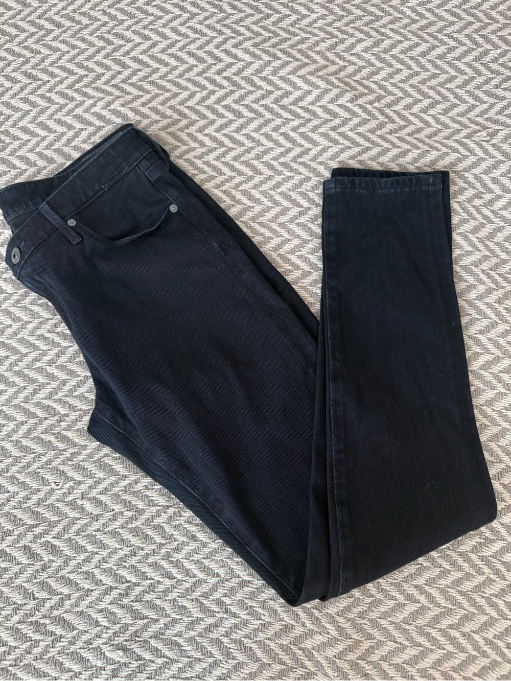 AG Adriano Goldschmied Women's Navy Skinny Jeans